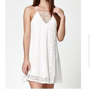 White lace dress
